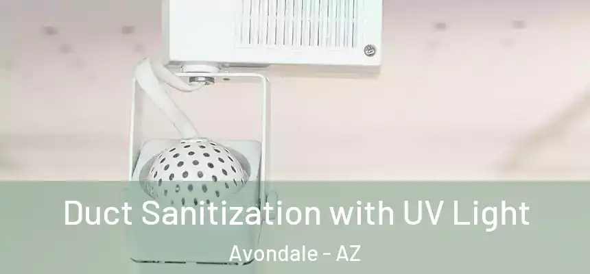  Duct Sanitization with UV Light Avondale - AZ